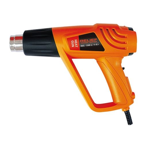 本体サイズ:275x80x190mm 質量:0.7Kg(コード含む) 使用電源:AC100V 50/60Hz 熱風温度:60~550度 定格使用時間:15分