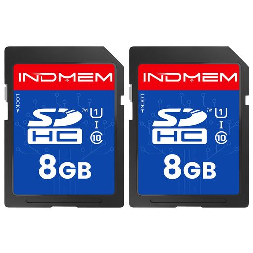 SDカード 8GB SDHC メモリーカード UHS-I U1 Class10 高速 Full HD デジタルカメラ ビデオ 撮影 2枚
