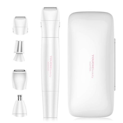 TOUCHBeautyレディースシェーバー1台4役電動シェーバー女性vioシェイバー女性用肌にやさしい電池式ボデ..