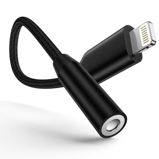 OcbuoiPhone変換アダプタイヤホンLightning-3.5mmイヤホン変換ケーブルMFi認証イヤホン・ヘッドホンアダプターライトニング3.5mm変換