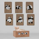 AUSCAT猫爪研ぎ壁に貼るコーナーダンボール箱付きつめとぎ7枚入り24X37CM縦型壁掛け爪とぎ角コーナー保護可愛いパンダ柄