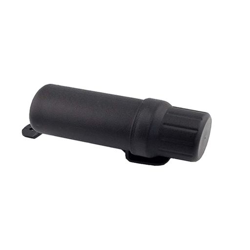 YIBO モーターサイクル一般防水ツールボックスラウンドツールバレル90MM / 125MM (黒 90MM)