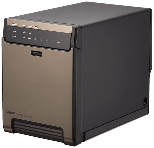 ロジテックHDDケースUSB3.0eSATA接続4ベイ最大56TB対応LGB-4BNHEU3