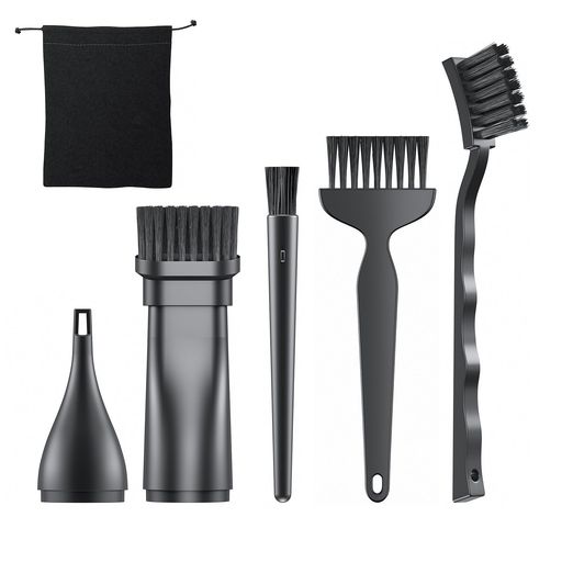 エアダスター2種類ノズルブラシ3本収納袋クリーナーブラシ除電ブラシすきま用ブラシ付きウォッシャブルほこりとり