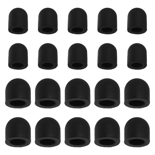PATIKIL静電容量式タッチペン先端2個セットペン先の直径5/7mmねじ径3/4.5mm導電性ゴム容量式タッチスクリーン用スマホ・タブレット・電子書籍リーダー・スマート描画ボード対応黒