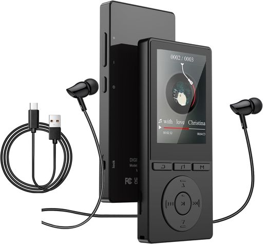 大容量:mp3プレーヤーは音楽愛好家向けに専門設計されています。64GBのストレージスペースを搭載し、数千曲の音楽を轻松に保存できるほか、最大128GBのTFカード拡張に対応しているため、頻繁に曲を入れ替えたりストレージ不足を心配したりする必要はありません。(TFカードは別売りです) 最新バージョンのBluetooth:Bluetooth機能付きmp3プレーヤーbluetoothは最新バージョンのBluetooth5.3を搭載しており、互換性がより優れ、信号が安定し、消費電力が低く、接続距離が長く、抗干渉能力も強いです。(注:Bluetooth機能はBluetoothヘッドホンとBluetoothスピーカーの接続のみをサポートします) 高品質スピーカー:音楽プレイヤーには高品質スピーカーが標準装備されており、クリアで歪みのない音声を出力します。ヘッドホンを装着しなくても、スピー阿カーから直接音楽を楽しんだり、オーディオブックを聴いたり、録音ファイルを再生したりできます。