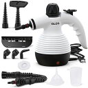 GLOILスチームクリーナー、スチームクリーナーハンディ、10ピースのアクセサリーセットを備えた、加圧スチーム洗浄機多目的および多面すべての自然で化学薬品を使用しない家庭、キッ…