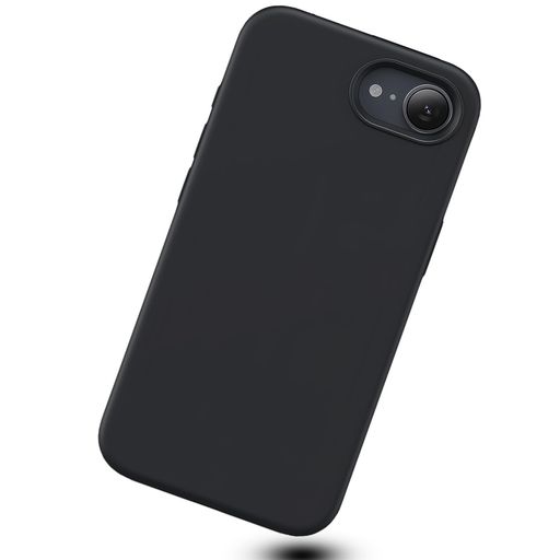 JACRON intended for iPhone 16e用の ケース 耐衝撃 薄型 TPU あいほん16E ケ ー ス シリコン カメラ保護 軽量 アイフォン 16e カバー 衝撃吸収黄変防止 脱着簡単 ブラック 黒