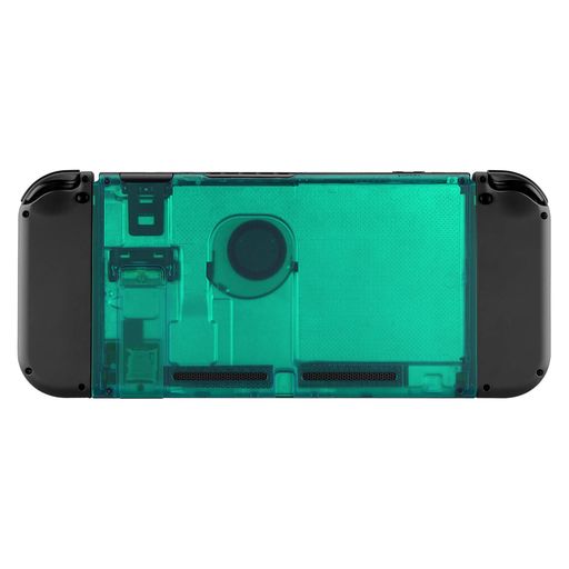 EXTREMERATE SWITCHコンソールに対応用DIY背面ハウジングシェル、キックスタンド付き‐ジョイコンのシェルは含まれていません【エメラルドグリーン】