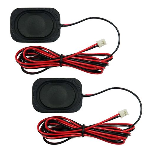 セット内容:ミニスピーカーユニットx2個 許容入力:2W インピーダンス:8Ω 再生周波数帯:10Hz~25kHz 入力感度:98dB/W SQ比:99.9dB 接続端子:JST PH 2.0mm 2ピンオスコネクタ