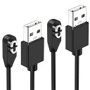 Shokz用充電ケーブル2本Aftershokz用ショックスUSB充電コード1mShokzOpenRun(旧AfterShokz)/AftershokzAeropex/ShokzOpenRunPro/OpenComm(2)