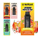 電子タバコR7000交換用ポッド充填済み7000回吸引可能使い捨て爆煙ニコチン・タールなし禁煙減煙サポート互換フレーバーカートリッジ(1本パイナップルマンゴーオ...