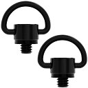 カメラストラップねじ1/4”ねじインチねじカップリングねじカメラ固定ねじ写真用補助器具カメラ用固定ねじアダプター三脚座クイックコネクト2PCSブラック