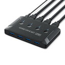 CHENYANGCYKVMスイッチセレクターUSB3.04ポートPCSキーボードマウススキャナープリンターアダプター用の4つのUSBデバイスを共有(2)