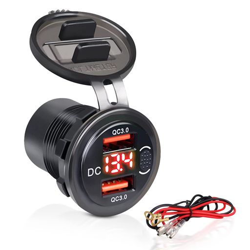 PALUMMA USB㥸㡼  QC3.0® Ÿå  ® USB 2ݡդ ֺܽŴ 12V ...