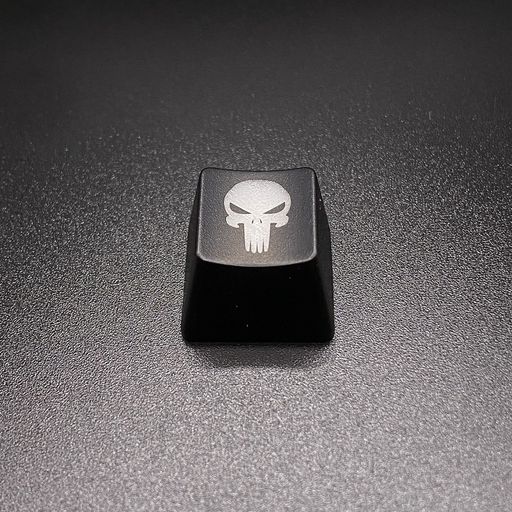 BTXETUEL スカルバックライト付きキーキャップ、CHERRY MXメカニカルキーボード用COSTOM KECAPS、SAプロファイル、R4キーキャップ、ABS半透明バックライトキーキャップ、職人キーキャップ、パーソナライズキーキャップ(スカル2)