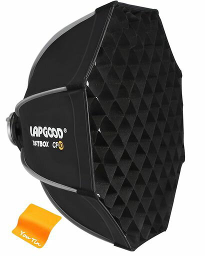 ソフトボックス八角形40cm、ハニカムメッシュ付きハンドヘルド折りたたみソフトボックス、Bowensスタンド対応V850IIV850IIIV