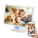 FRAMEOデジタルフォトフレームWi-Fi10.1インチHDIPSタッチスクリーン1280*800解像度64GBストレージ5000mAhバッテリー内蔵写真/動画/天気予報スライドショー誕生日母の日父の日敬老の日初心者向け