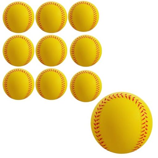 Baseball - Life2キク野球練習ウレタンボール直径約72mm10個