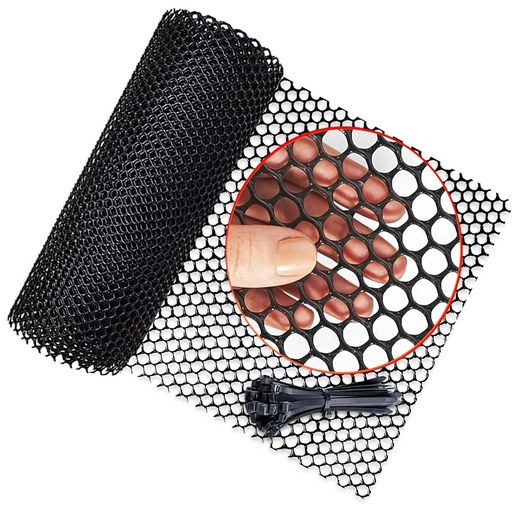 KACIGペット脱走防止フェンスベランダ転落防止ネット猫脱走防止防鳥・ガーデン保護ネットプラスチックメッシュ家庭菜園用園芸フェンス(穴0.75CM幅40CMx長さ10M)