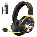 ゲーミングヘッドセット マイク付き PS5 へッドセット ゲーミングヘッドホン ワイヤレス ヘッドホン 4WAY接続 2.4G USB-A TYPE-C BLUETOOTH 5.3 有線 25MS超低遅延 70H連続再生 ミュ-ト機能付き(2)