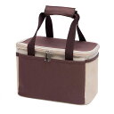 【CHARMING DECORATION】クーラーボックス 保冷バッグ ソフト 小型 容量約 12.7L 軽量 防水 お弁当収納バッグ ピクニック 遠足 花火大会 バーベキュー キャンプ用保冷バッグ (ブラワン12.7L)