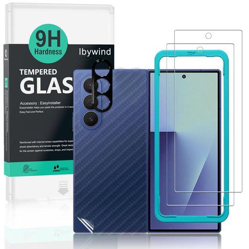 [モデルを確認してください]:(「設定 - 携帯電話について - モデル」でモデルを確認してください) このガラスフィルムは、Samsung Galaxy Z Fold7 5G にのみ互換性があります。Samsung Galaxy Z Fold6 5G には適応していません。また他のモデルも。他のモデルのプロテクターが必要な場合は、Ibywindのストアでご検索してください。 [簡単貼り付け&amp;気泡なし]:初めての方でも簡単に貼り付けられるよう、付属の専用貼り付けガイド枠を使って、誰でも簡単にガラスフィルムを貼り付けます。クリーニングキットを使って、気泡を発生することがありません。貼り付け前にビデオ教程をご覧ください。 [スマホケースに干渉せず画面を保護できる]:大半のスマホケースを取り付けられるスペースを残して、スマホースに干渉せずにスマホを最大限にカバーします。9H硬度の強化ガラスを採用していて、スマホに耐傷性と落下保護性能を与えます。 [製品特徴]:厚さ0.33mm超薄型で、本来の反応感度を維持します。指紋認証対応。2.5Dラウンドエッジは滑らかな手触りで、すり傷を作りません。