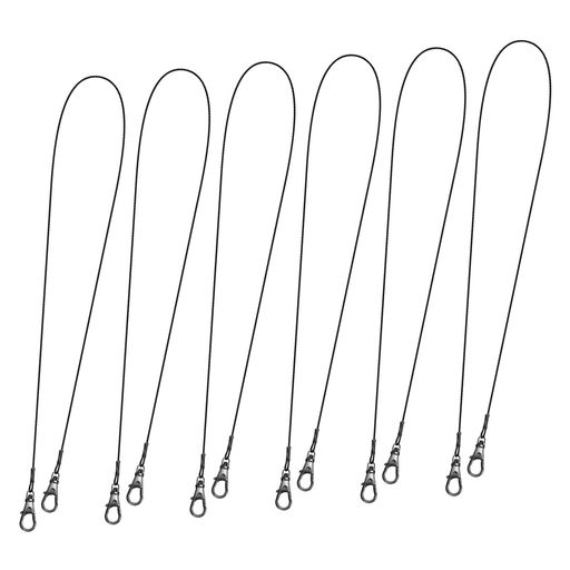 SONGWAY猫じゃらしソフトワイヤーロープ釣り糸6個