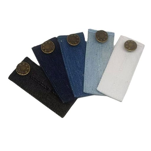 ウエスト調整お直しボタン5枚組ウエスト伸ばすウエスト延長取り外し可能デニムウズボンサイズエクステ..