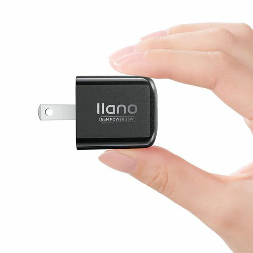 llano30WPD充電器(GaNII搭載/超小型急速充電器/USB-C充電器)【PD3.0対応/QC3.0対応/PPS規格対応/PSE技術基準適合】MacBook/iPhone13/iPadAir/Galaxy