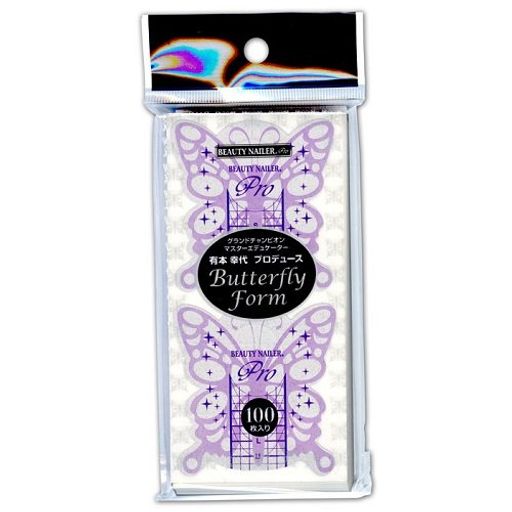 ビューティーネイラーバタフライフォームレギュラー100P ビューティーネイラーバタフライフォームレギュラー100P