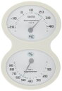 タニタ(TANITA) 温湿度計 温度 湿度 アナログ 壁掛け ホワイト TT-509 WH