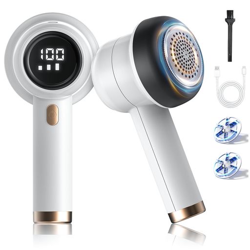 毛玉取りけだまとり電動毛玉クリーナー安全装置Type-C充電3段階のスピード調整液晶ディスプレイパワフ..