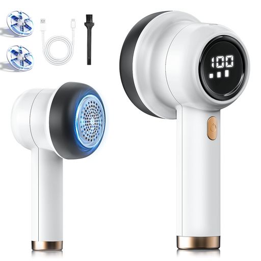 毛玉取りけだまとり電動毛玉クリーナー安全装置Type-C充電3段階のスピード調整液晶ディスプレイパワフ..