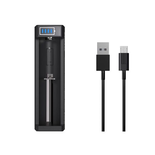【適用バッテリー範囲】3.6V/3.7V Li-ion/IMR/INR/ICR:10440/14500/14650/ 16340/17335/17500/ 17670/18350/18490/ 18500/18650/18700/ 20700/21700/22650/25500/26650(MC1 Plus 充電器はフラットトップ 26650 21700 バッテリーとのみ互換性があることに注意してください。)。※保護回路付き20700/21700は適用されません。 【充電操作が簡単】MC1 Plus充電器は、バッテリーの性能に応じて適切な充電電流(0.5A/1A)を自動的に選択します。LCDディスプレイの電力量格子は充電の状態を示し、簡単明瞭である。 【多重充電保護、安全充電】MC1 Plus充電器は難燃性材料を採用し、極めて低い安全入力電圧と温度制御設計及び逆接続防止と短絡防止の保護を採用し、充電はより安全で安心である。