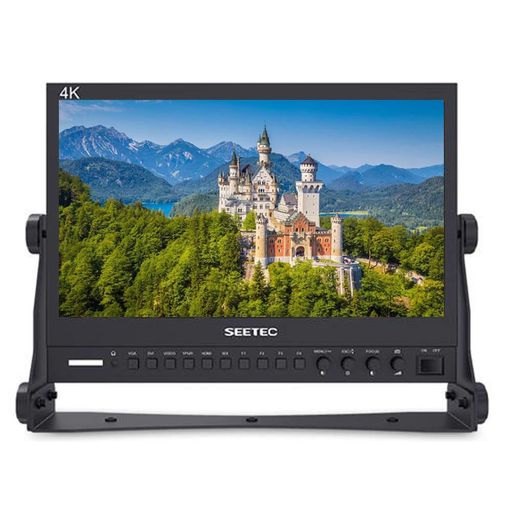SEETEC P133-9HSD 13.3インチ SDI 放送モニター 専門ディレクタースタジオ制作監視 IPSスクリーンフル HD1920x1080 アルミニウム製設計 3G-SDI 4KHDMI AV YPbPr 入出力 デスクトップ ライブモニター