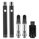 ARASHI 【在庫処分】 電子たばこ スターターキット 510規格 本体×2本 CBDアトマイザー×2本 ダイヤル式 可変電圧 USB充電器付き VAPE 5...