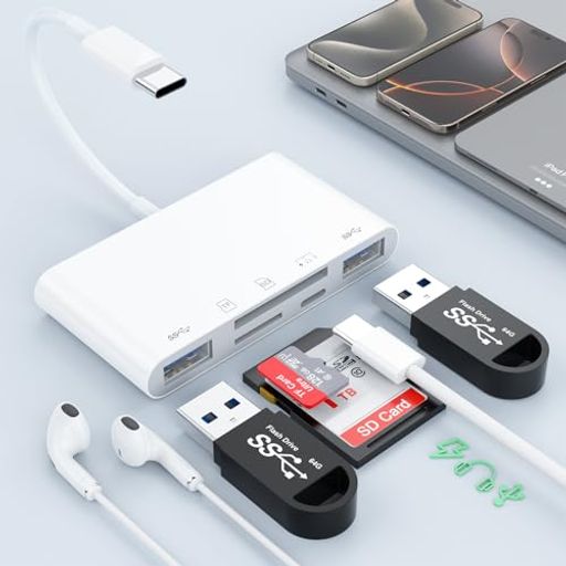 【2025新安定版】SDカードリーダーType-Cメモリカードリーダー5in1USB/USBC/SD/TF変換アダプタ0TG機能急速充電ハイレゾ音質設定不要写真/ビデオ高速伝送双方向転送iPhone16/タイプC 【2025新安定版】SDカードリーダーType-Cメモリカードリーダー5in1USB/USBC/SD/TF変換アダプタ0TG機能急速充電ハイレゾ音質設定不要写真/ビデオ高速伝送双方向転送iPhone16/タイプC