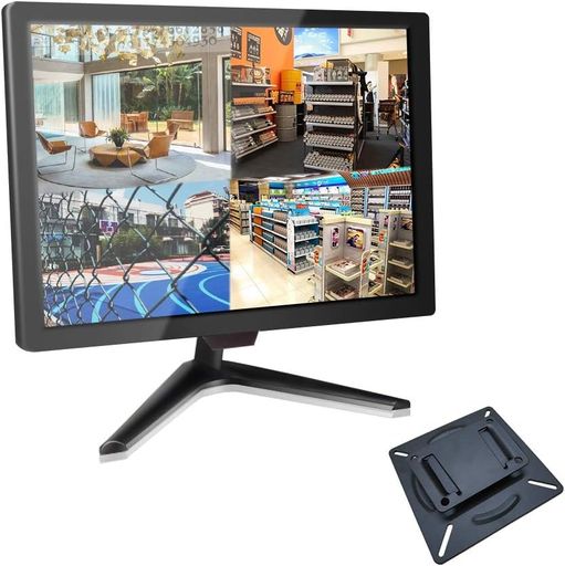 【18.5インチ モニタープロ用】防犯カメラ用プロ用CCTV18.5インチ モニター。 長時間の連続作業用のLEDバックライトソースと監視アプリケーションの24時間年中無休の操作の要件。 解像度:1336x768。 アスペクト比:16:9、応答時間:3ms、明るさ:300cd / m2、コントラスト:1000:1。 NTSC / PAL自動スイッチ。 視野角:178度。 壁取り付けブラケットとサポート付き75x 75 mmVESA穴 [モニター 壁掛けびYPbPr]壁取り付けブラケットとVESA穴を備えた18.5インチBNCモニター。モニター ディスプレイ 赤、緑、青の個別のビデオ信号を備えたYPbPrインターフェースが付属しているため、干渉が減少し、明るさと彩度が向上し、画像がより鮮明で鮮明になります。 [最大互換性]液晶モニター複数のインターフェース:YPbPr(コンポーネントBNC)、HDMI、コンポジットBNC(2x入力および1x出力)、VGAおよび3.5mmオーディオ入力/出力。 CCTVモニター、セットトップボックス、NVRまたはDVRシステムとの接続に最適です。