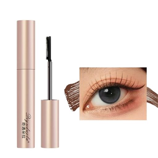 カールタイプマスカラ、カールタイプマスカラ韓国カールマスカラコームウォータープルーフ耐水耐汗汚れ防止カール濃密繊長豊かなカラー水や汗に強くダマにならないマスカラ(ブラウ…