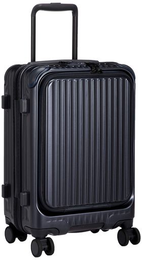 [カーゴ]スーツケース機内持ち込み多機能モデルCAT532LY保証付35L48CM3.4KGジェットブラック(4)