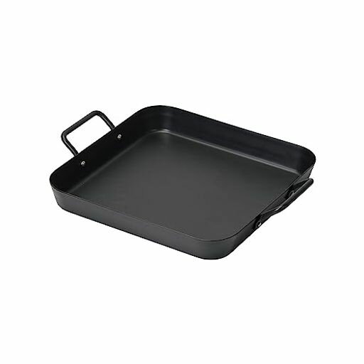 製品サイズ:(約)幅31x奥行25.5x高さ5.5cm 製品重量:(約)1.2kg 表面加工:シリコーン樹脂塗装、素材・材質:鉄、寸法:25x25cm 生産国:中国