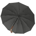 【風の強さに特化傘】ZRUIER傘メンズ長傘雨傘230T高強度グラスファイバー伞12本骨頑丈超撥水大判130CM耐風傘ジャンプ傘ワンタッチ紳士傘台風対応晴雨兼用傘収納ポーチ付き(グレ一)(4)