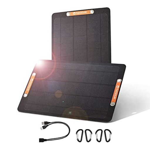 FlexSolarソーラーパネル6W2PCS6.5VUSB2.0ソーラーチャージャー小型充電器防水IP67ミニファンスマホ自転車セキュリティカメラ屋外用軽量バックパック充電器停電/災害/旅行/アウトドア用台風対…