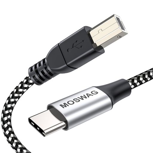 MOSWAGMIDIUSBѴ֥(USB-A-USB-B)USBTypeCץ󥿡֥륪ǥDACߥMIDIܡ...