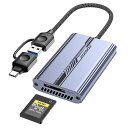 MOGOOD10GbpsCFexpressTypeAカードリーダーUSB-A/USB-CTypeACFexpressアダプターメモリーカードリーダーPC/ノートPC/Mac/Linux/Windows対応