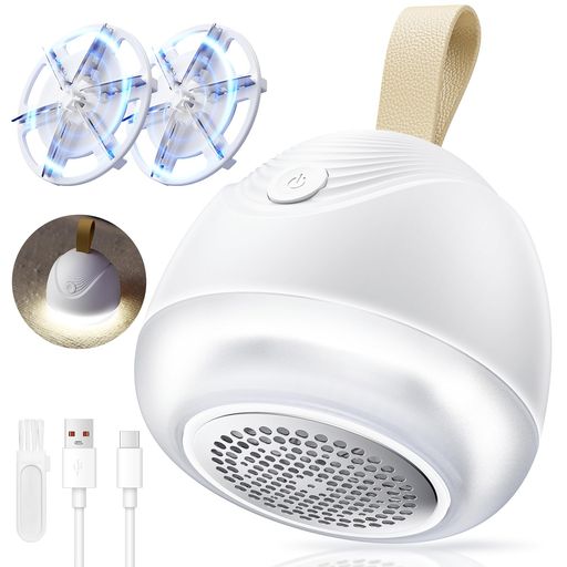 けだまとり電動【LED照明付き・毛玉1秒除去!】毛玉取り器強力6枚刃高速回転生地を傷めない毛玉ケア毛玉取り機充電式毛玉クリーナー掃除用ブラシ付き安全ロックUSB充電式替え刃コードレ…