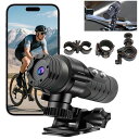 3T6Bバイク・自転車用ドライブレコーダーIP66防水専用アプリ連携耐震設計超小型充電中録画対応120°広角振動フィードバック付き常時/ループ録画スポーツアクションカメラモード日本語説…