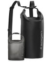 SPIGEN 完全防水 バッグ ドライバッグ 20L / 2L 2個セット IPX6認証 リュック 防水バッグ 大容量 海 プール ダイビング スタッフバッグ ...