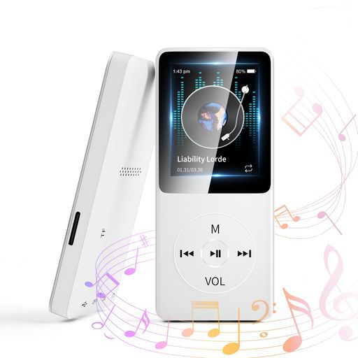 【超軽量26g】Pamask MP3 音楽プレイヤー MP3プレーヤー 32GB内蔵 128GB拡張可能 S...